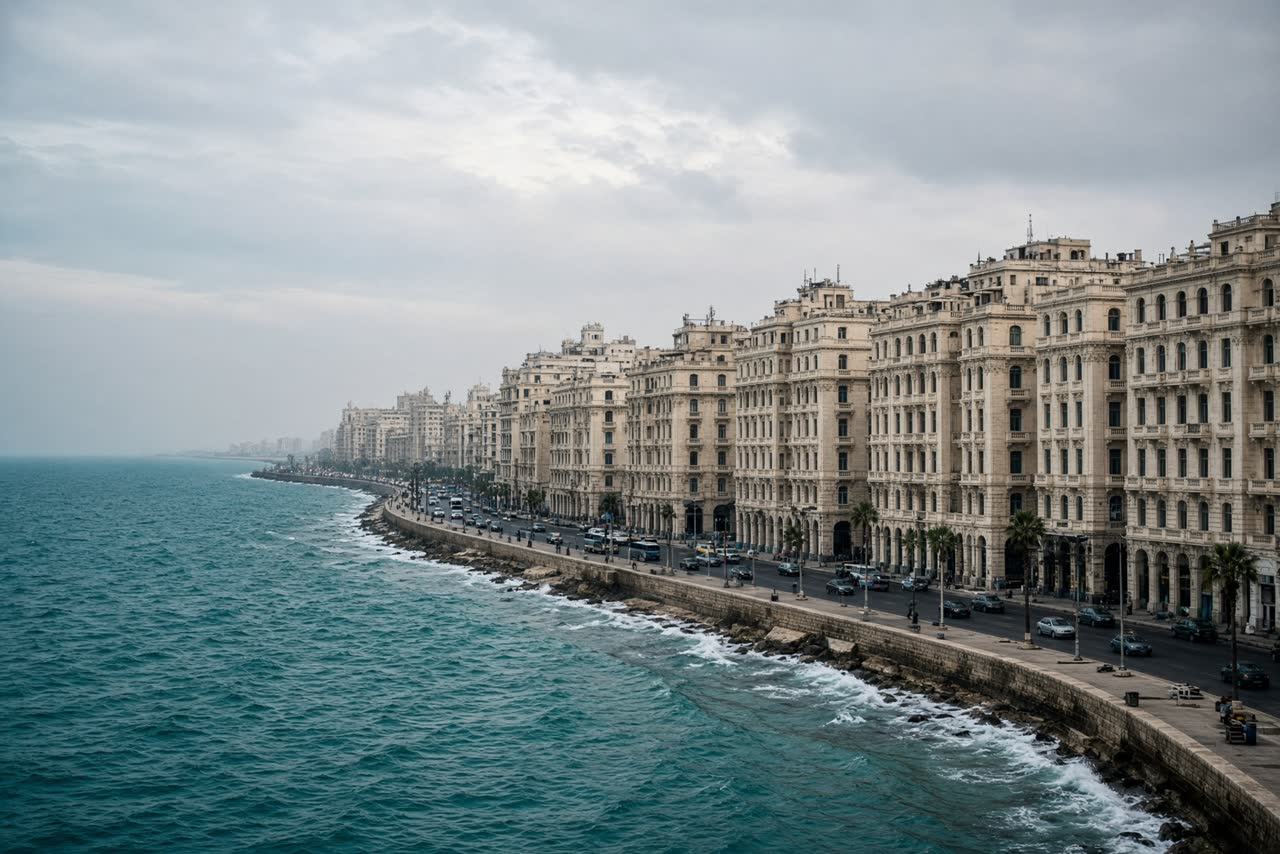 Alexandria mot Medelhavet